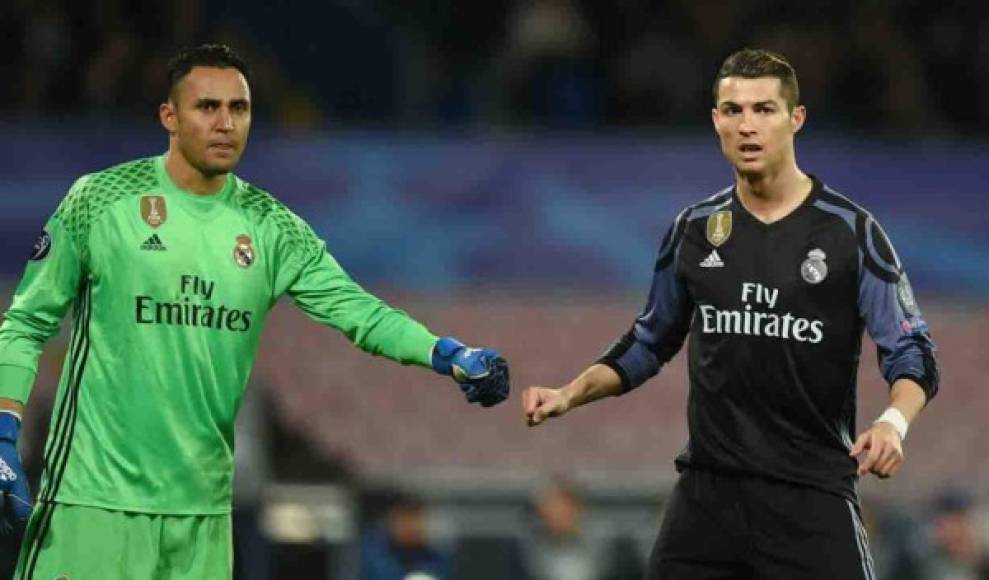 Keylor Navas: El arquero costarricense se afianzó en el arco del Santiago Bernabéu desde su llegada en 2014 pero Cristiano Ronaldo habría pedido su salida del Real Madrid.