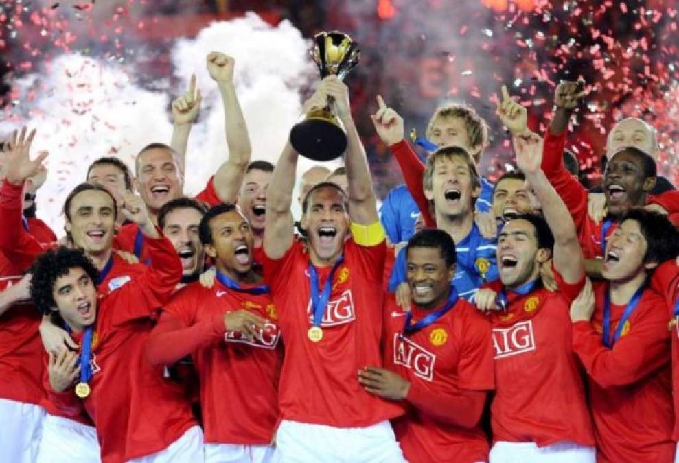2008 - Manchester United: Los ingleses se adjudicaron el título mundial ante la Liga de Quito, club ecuatoriano campeón de Copa Libertadores tras el 1-0 en 90 minutos.