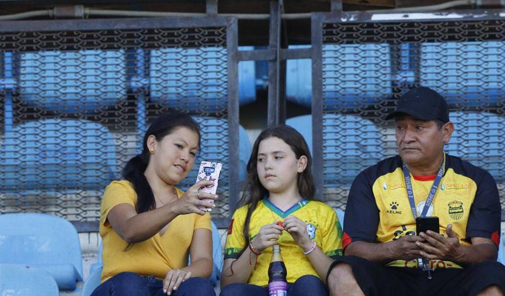 Momento para la selfie previo al pitazo inicial. 