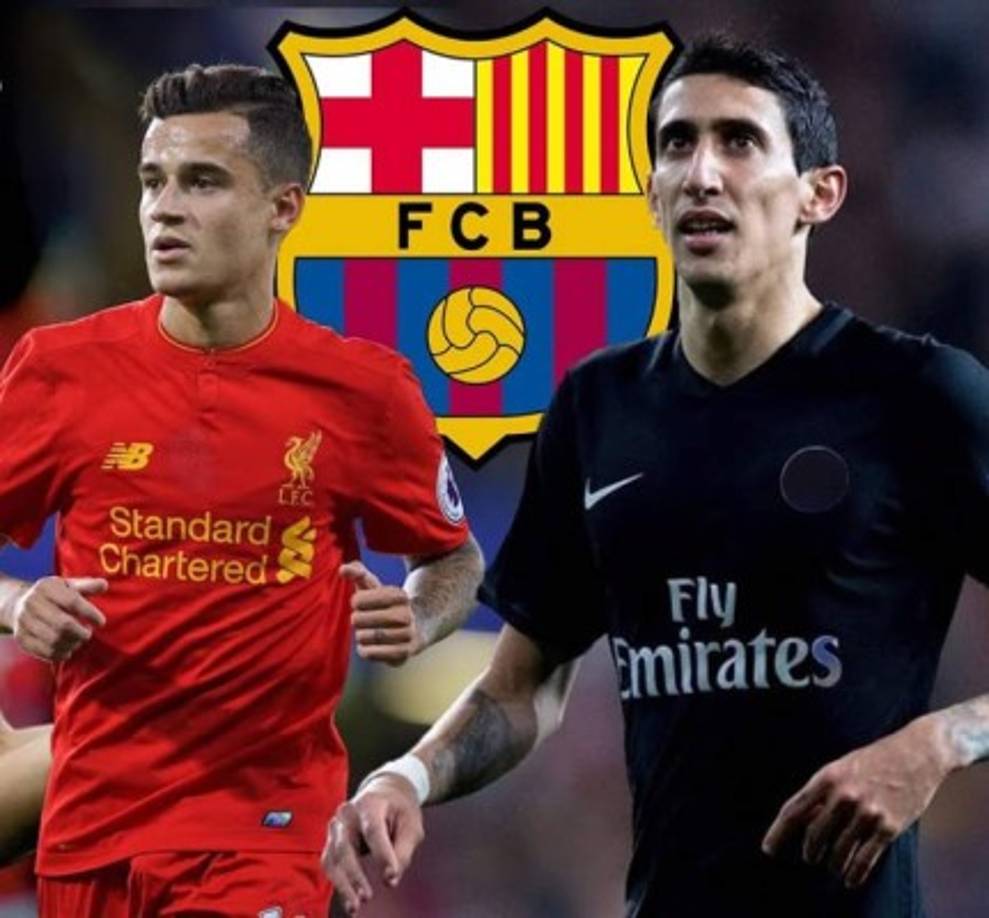 El Barcelona entra en la última semana de mercado con la necesidad de al menos un refuerzo más tras fichar finalmente a Dembélé. Los dos objetivos son Coutinho y Di María y el club azulgrana quiere tener a ambos. La llegada de uno no excluiría la del otro, como hasta ahora se creía. La secretaría técnica va intentar traer a los dos jugadores, de acuerdo a información del diario Marca. Agrega que el Barça tiene que vender para conseguir liquidez.