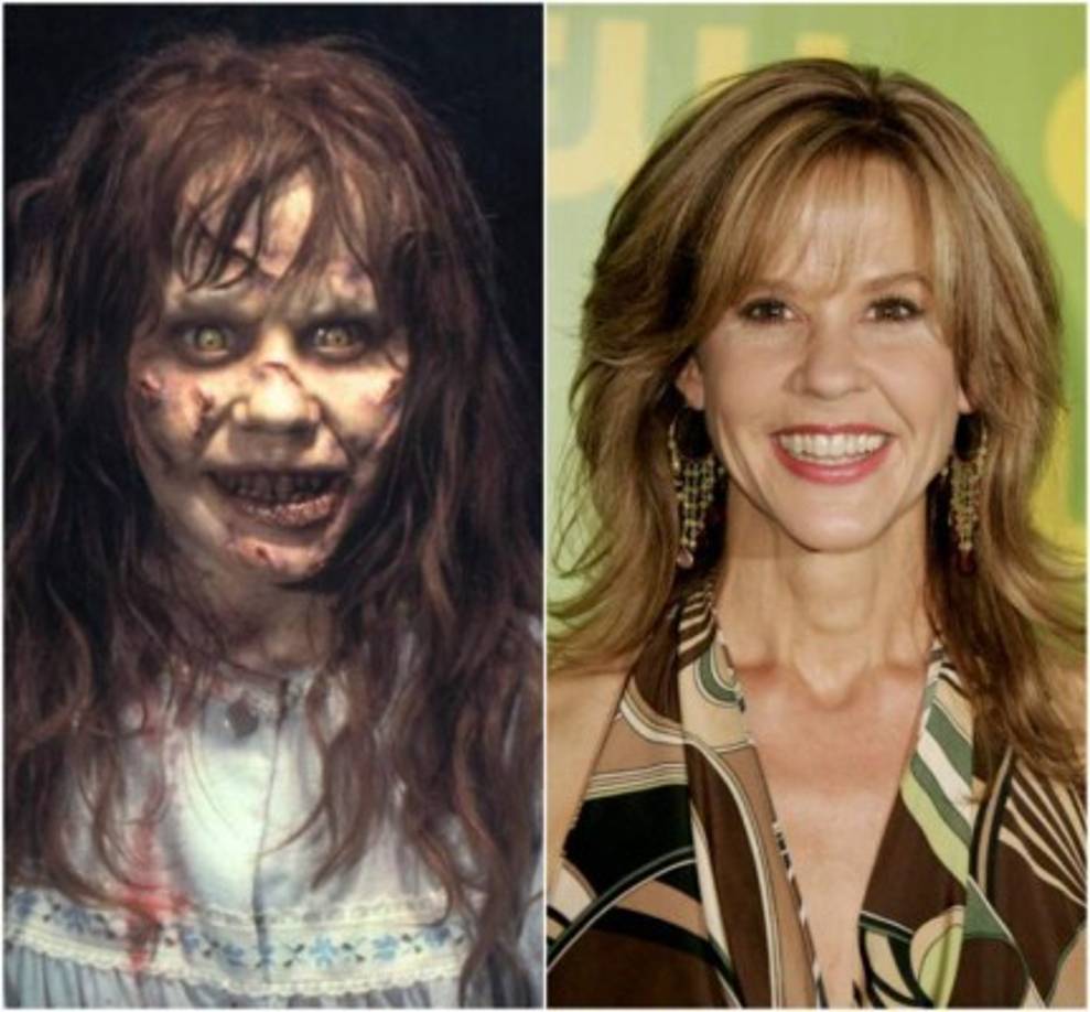 El exorcista. ¿Quién no ha tenido pesadillas con la cara de Regan mientras fue poseída por un demonio? Lamentablemente, la prometedora carrera de Linda Blair se vio interrumpida por una detención a los 18 años por posesión y distribución de drogas. En un intento por no dejar la farándula, ha posado para Playboy y de vez en cuando, ha participado en algunas películas de menor relevancia.