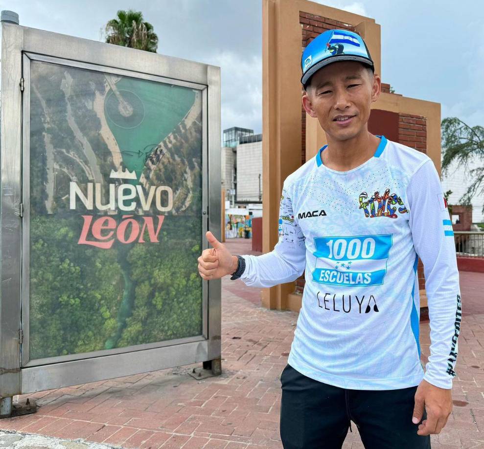 Con su carrera maratónica de 71 días, Shin Fujiyama pretende recolectar fondos para reconstruir 10 escuelas en Honduras con su fundación.