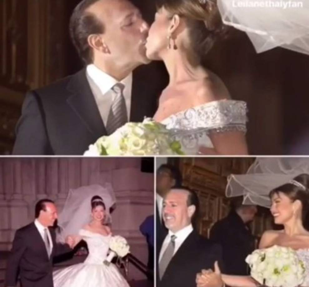 En diciembre de 2000, la cantante y el empresario de la industria musical se casaron en una lujosa boda.