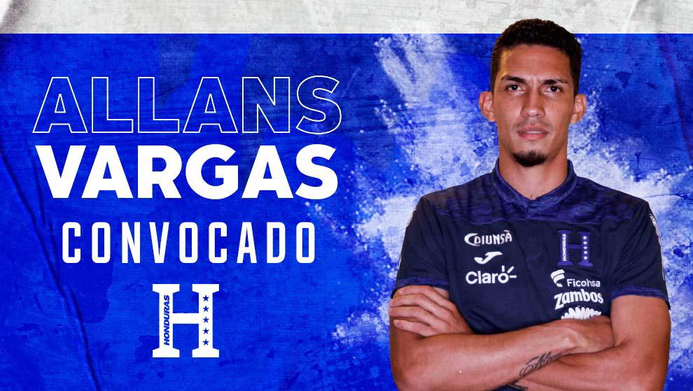 Allans Vargas, convocado de emergencia a la selección de Honduras