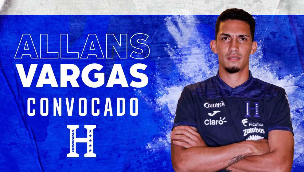 Allans Vargas, convocado de emergencia a la selección de Honduras