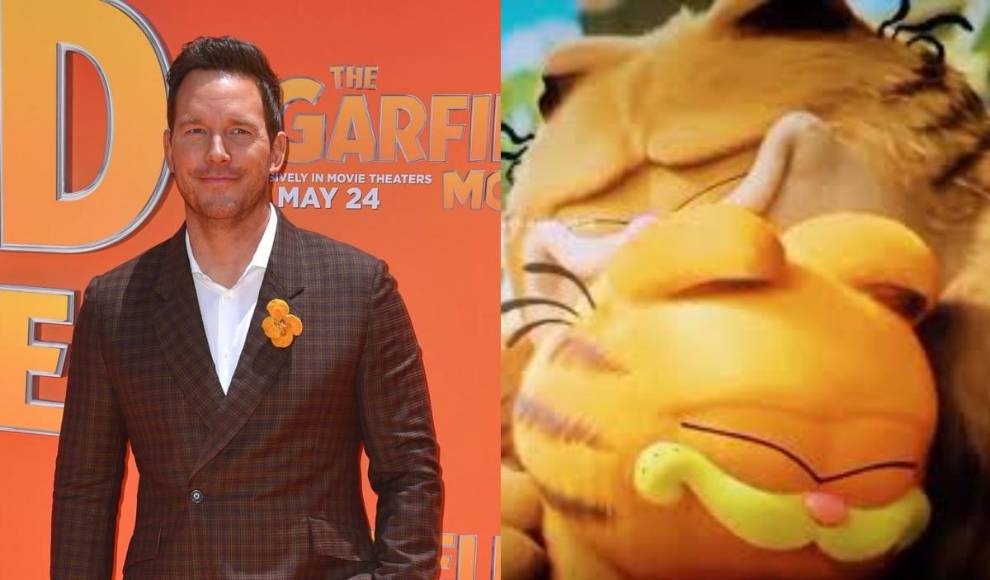 “Ser padre es un factor que influye en todo lo que hago en mi vida, profesional y personal, y saber que estoy interpretando papeles que pueden conectar con mis hijos es definitivamente un factor que contribuye”, cuenta el actor de 44 años. Pratt prestó su voz para el gato anaranjado amante de la lasaña en la nueva película de Sony Pictures.