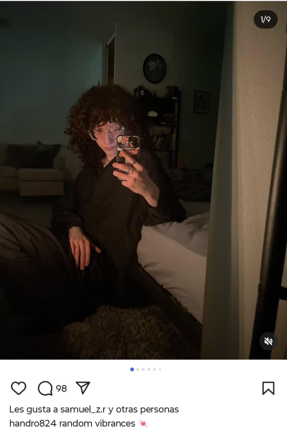 Alejandro y su última publicación antes de ser devorado por tiburones