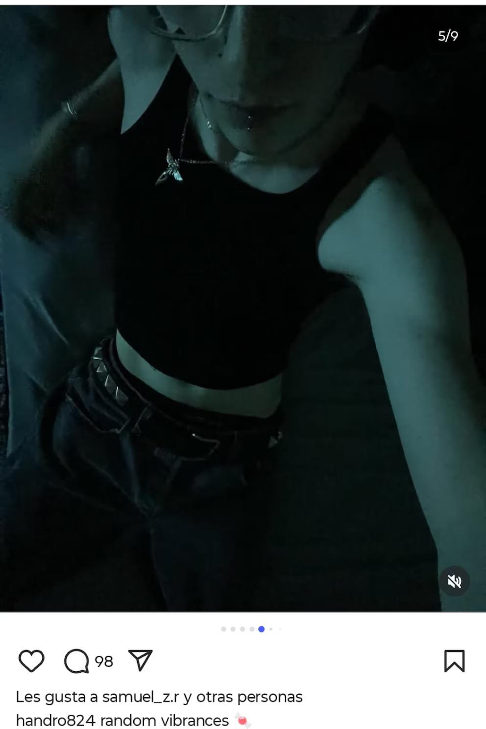 Alejandro y su última publicación antes de ser devorado por tiburones