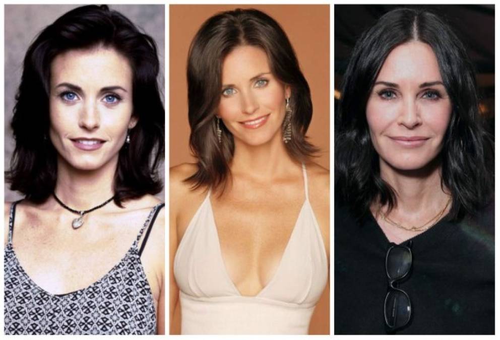 Courteney Cox - Monica Geller<br/><br/>Desde antes de Friends, Cox ya tenía una carrera amplía, entre sus títulos más destacados están Ace Ventura: Pet Detective (1994, las cintas de terror Scream, volvió a la televisión protagonizando la serie Dirt (2007-2008) y Cougar Town (2009-2015), entre muchos otros.<br/><br/>