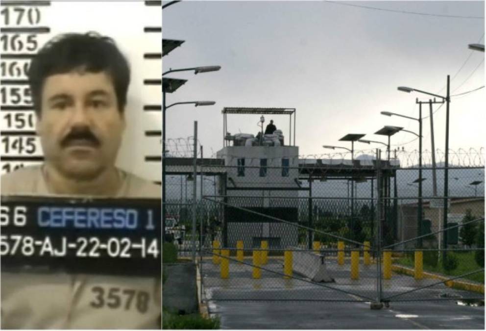 Las autoridades mexicanas recluyeron al 'Chapo' en el penal de máxima seguridad de El Altiplano, ubicado en el estado de México, junto a varios capos del narcotráfico mexicano.