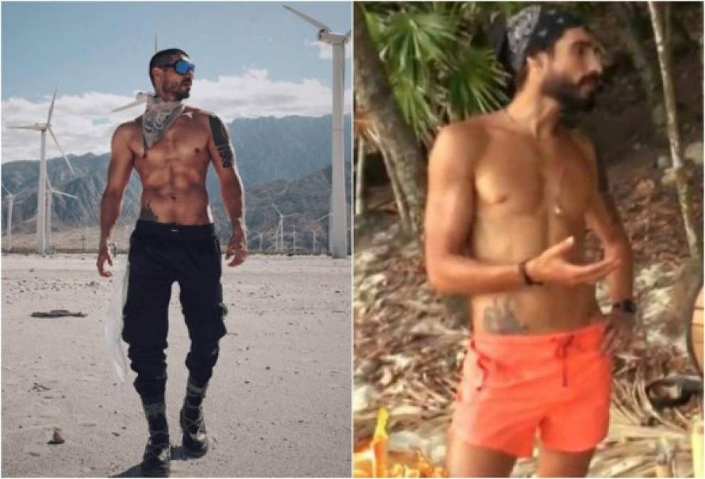 El modelo argentino Fabio, quien ha tenido trayectoria en reality show a nivel internacional, no es ni la sombra de como lucía antes de entrar a Supervivientes.