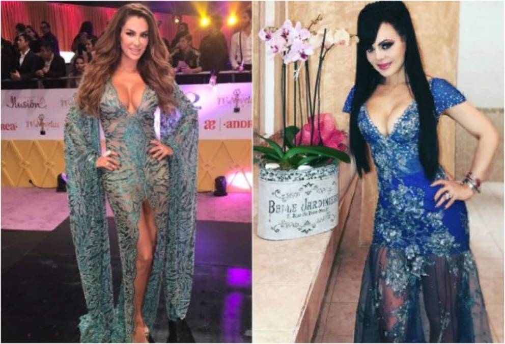 Ninel Conde mide 1.71 mts y Maribel Guardia mide 1.70 mts.