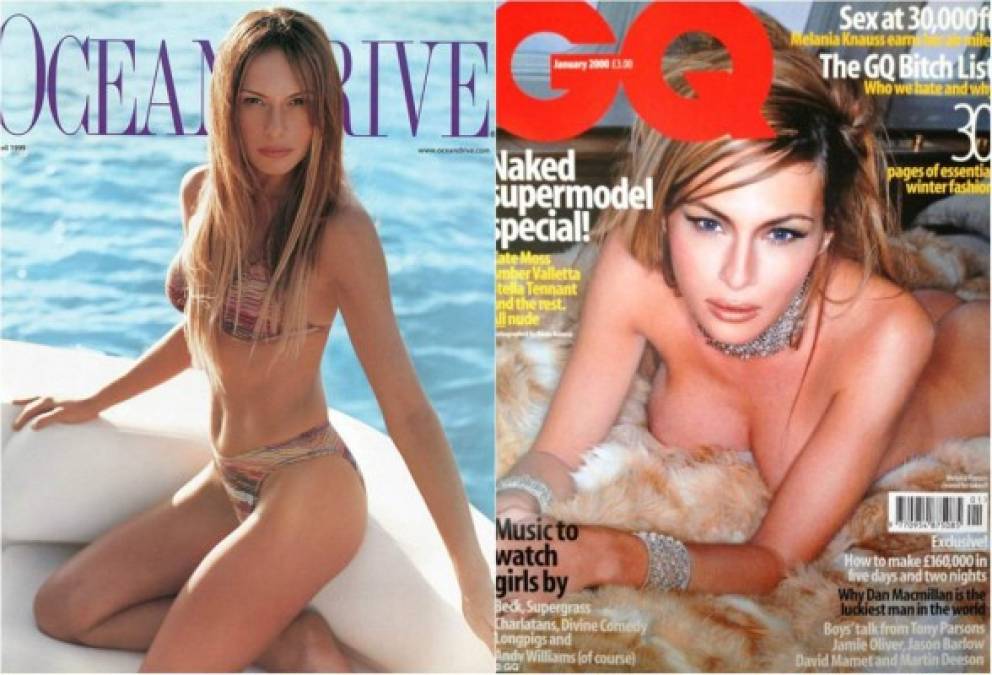 Melania posó sin ropa para una revista en sus años de modelo profesional.