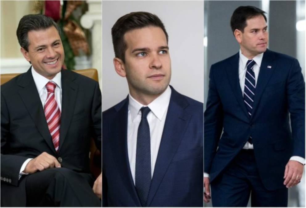 Enrique Peña Nieto, el sueco Gabriel Wikstrom y el cubanoamericano Marco Rubio se encuentran en el ránking de los políticos más apuestos del mundo.