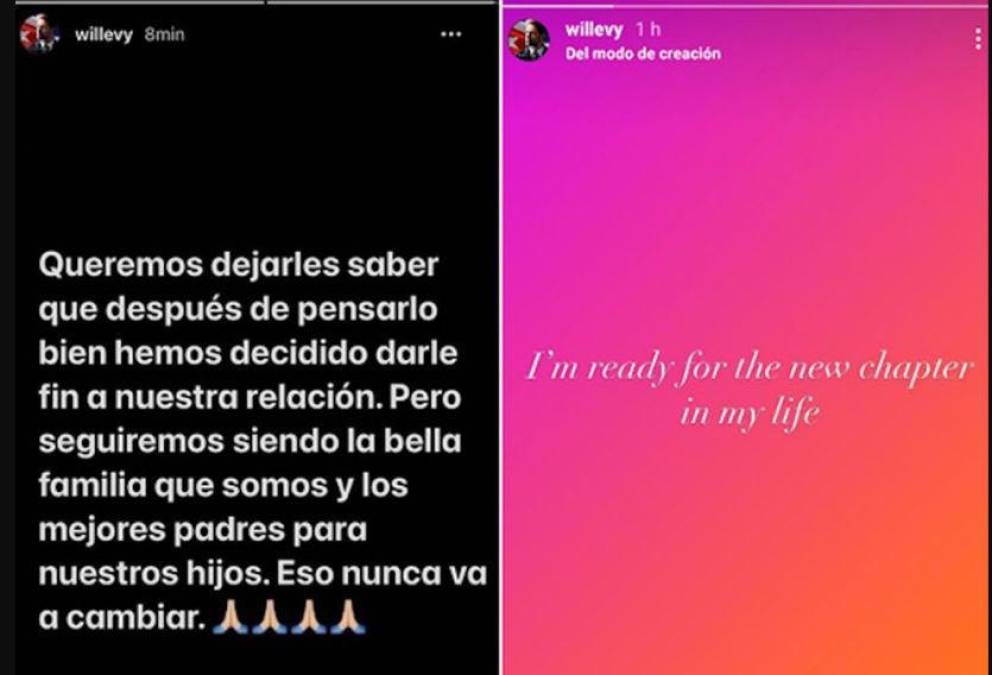 Aunque los rumores de una separación entre Levy y la actriz mexicana han perseguido a la pareja desde el comienzo de la relación, en esta ocasión el cubano compartió un mensaje en sus redes sociales anunciando la ruptura. Sin embargo, el mensaje desapareció poco después, y fue sustituido por otra publicación donde admitía estar listo para empezar una nueva vida.