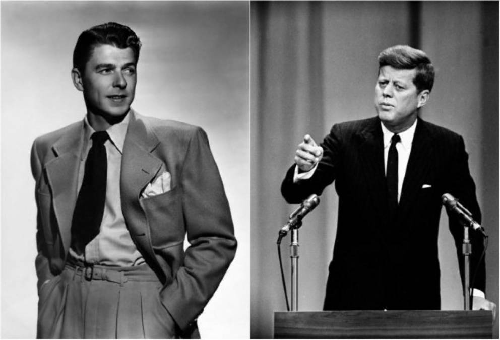 Los expresidentes estadounidenses, Ronald Reagan y John F. Kennedy en sus años mozos también arrancaron suspiros.