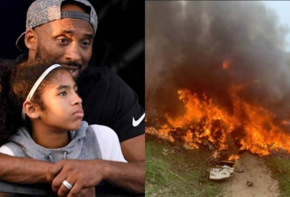 Revelan imágenes inéditas tras accidente del helicóptero de Kobe Bryant
