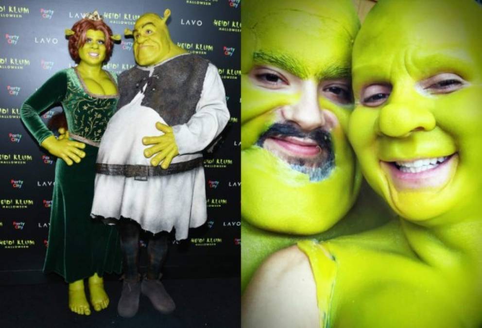 Cuando Heidi y Tom se disfrazaron como Fiona y Shreck dieron una señal de que su romance iba en serio.<br/>