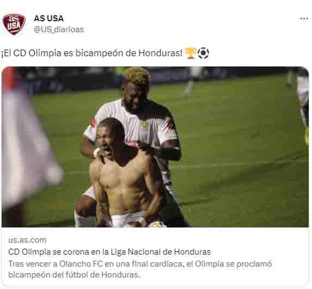 Diario As en su versión de Estados Unidos.