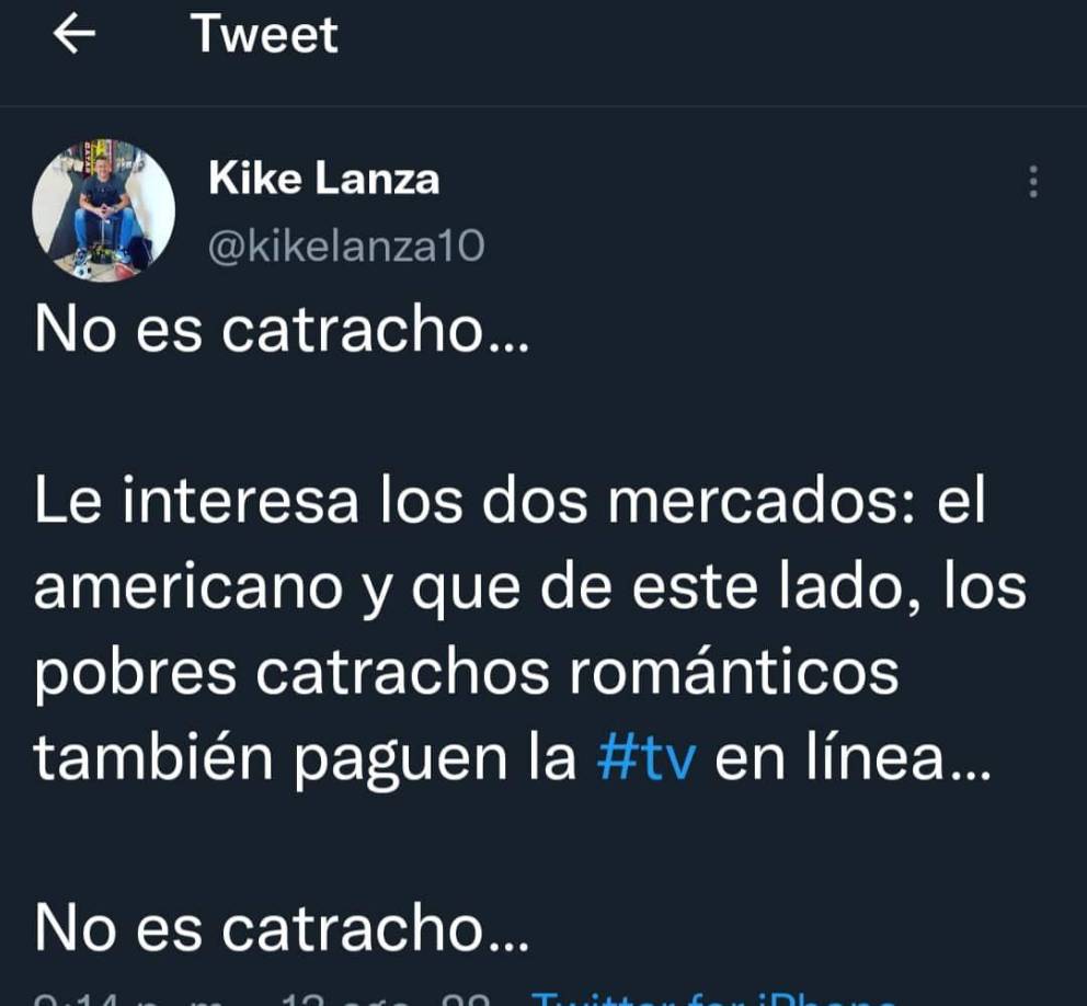 El periodista Kike Lanza generó revuelo al señalar que “Teófimo López no es catracho”.