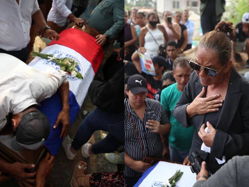 En medio del llanto y dolor, familiares y amistades le dieron el último adiós al exportero hondureño Elmer Canales, quien falleció el viernes en horas de la mañana en su natal Comayagua.