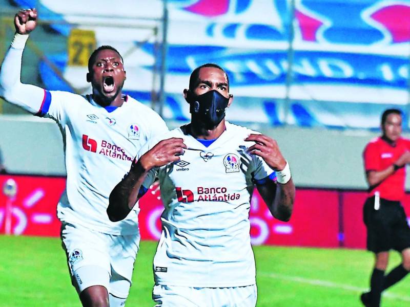 Bengtson ha marcado 35 goles y Arboleda 20 siendo una espectacular pareja de ataque. Foto CD Olimpia.