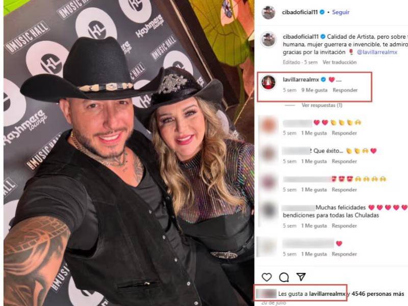 Cibad y Alicia Villarreal el día que se conocieron.