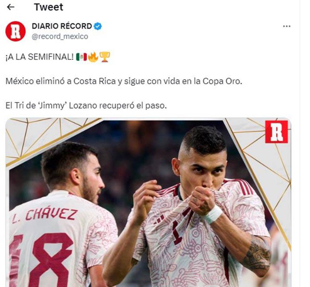 Diario Récord de México.