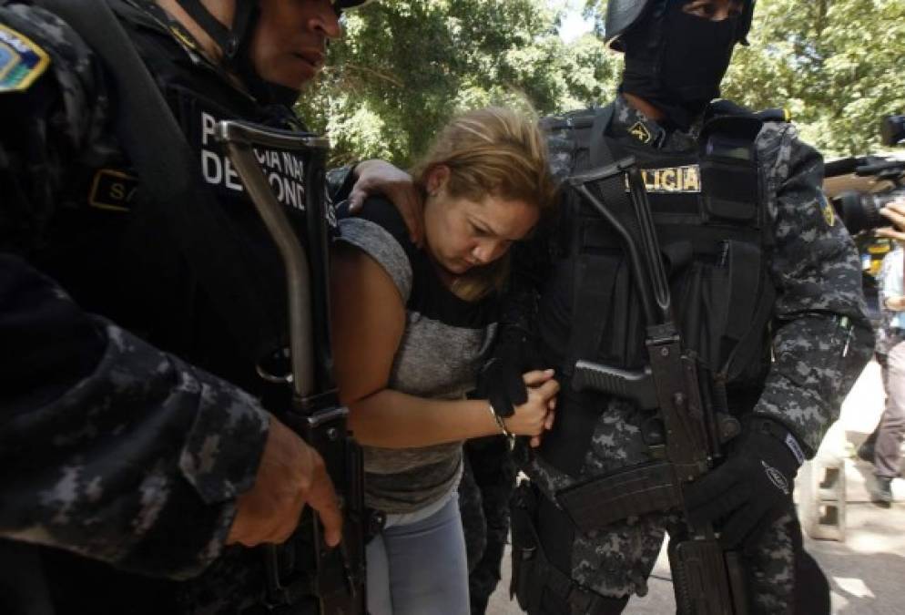 Michelle María Henríquez Miselen, supuesta enfermera de uno de los hermanos Valle, fue capturada en el operativo efectuado la madrugada del 5 de octubre.