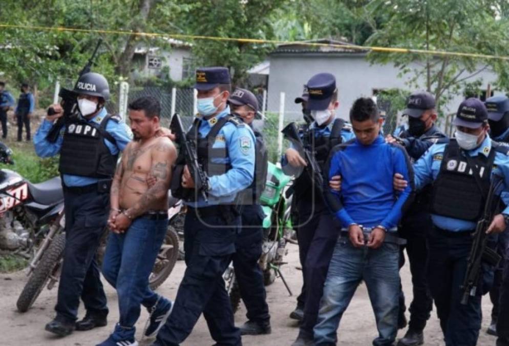 FOTOS: Así cayó un jefe de la MS-13 en San Pedro Sula tras enfrentarse a policías