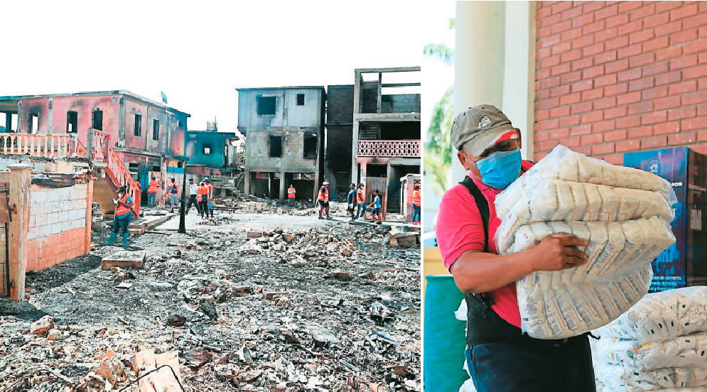 Piden más solidaridad para reconstruir isla de Guanaja