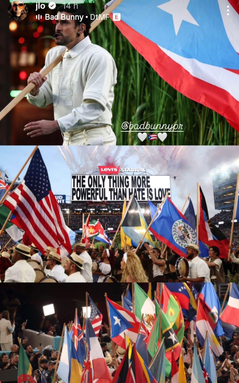 Rosalía, Lady Gaga y Residente elogian la actuación de Bad Bunny