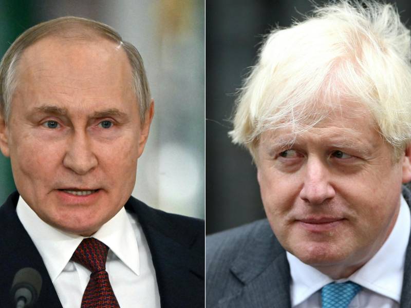 Putin y Johnson hablaron antes de la invasión rusa a Ucrania, con el ex primer ministro británico advirtiéndole a Putin sobre las sanciones occidentales en caso de un conflicto armado.