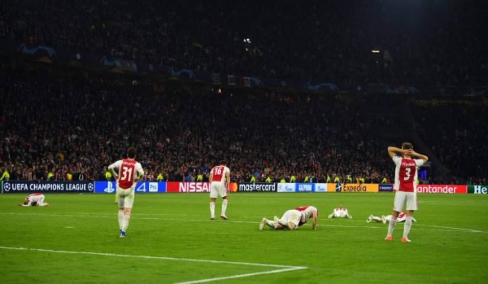 La tristeza en el Ajax era evidente.