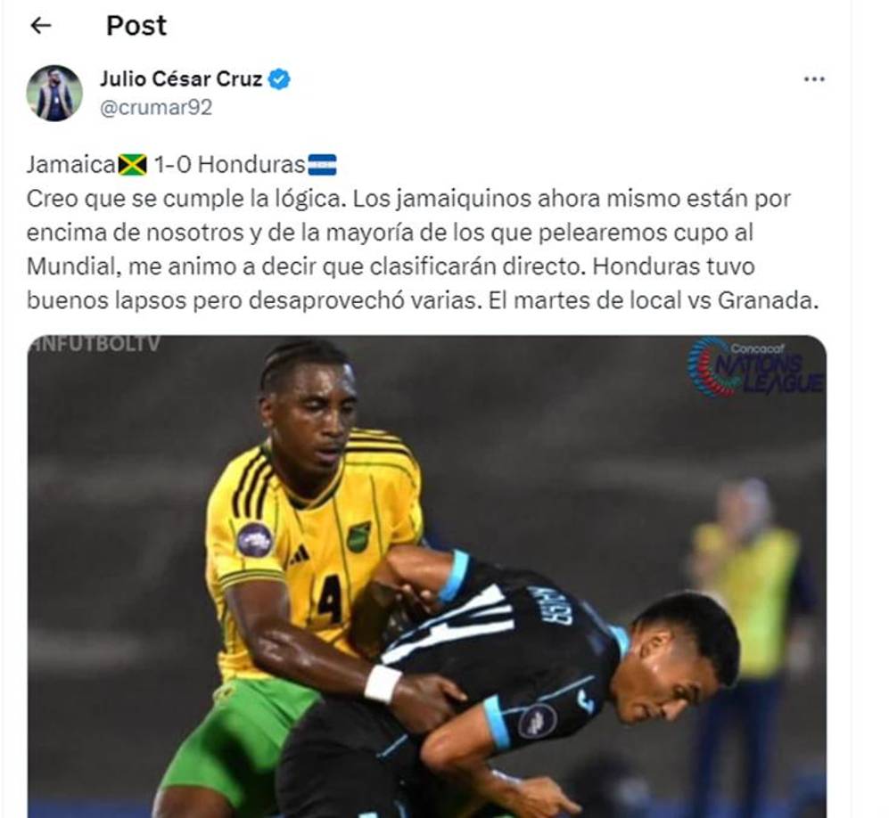 El mensaje del periodista hondureño Julio Cruz de El Heraldo.