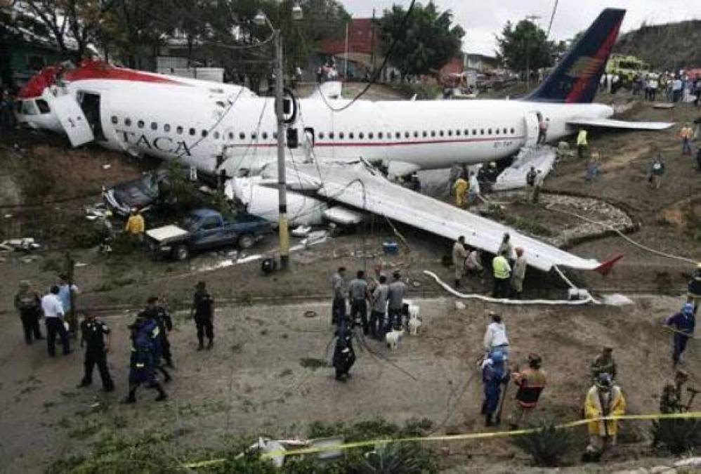 Imágenes: se cumplen 15 años del accidente aéreo del vuelo 390 de Taca en Toncontín