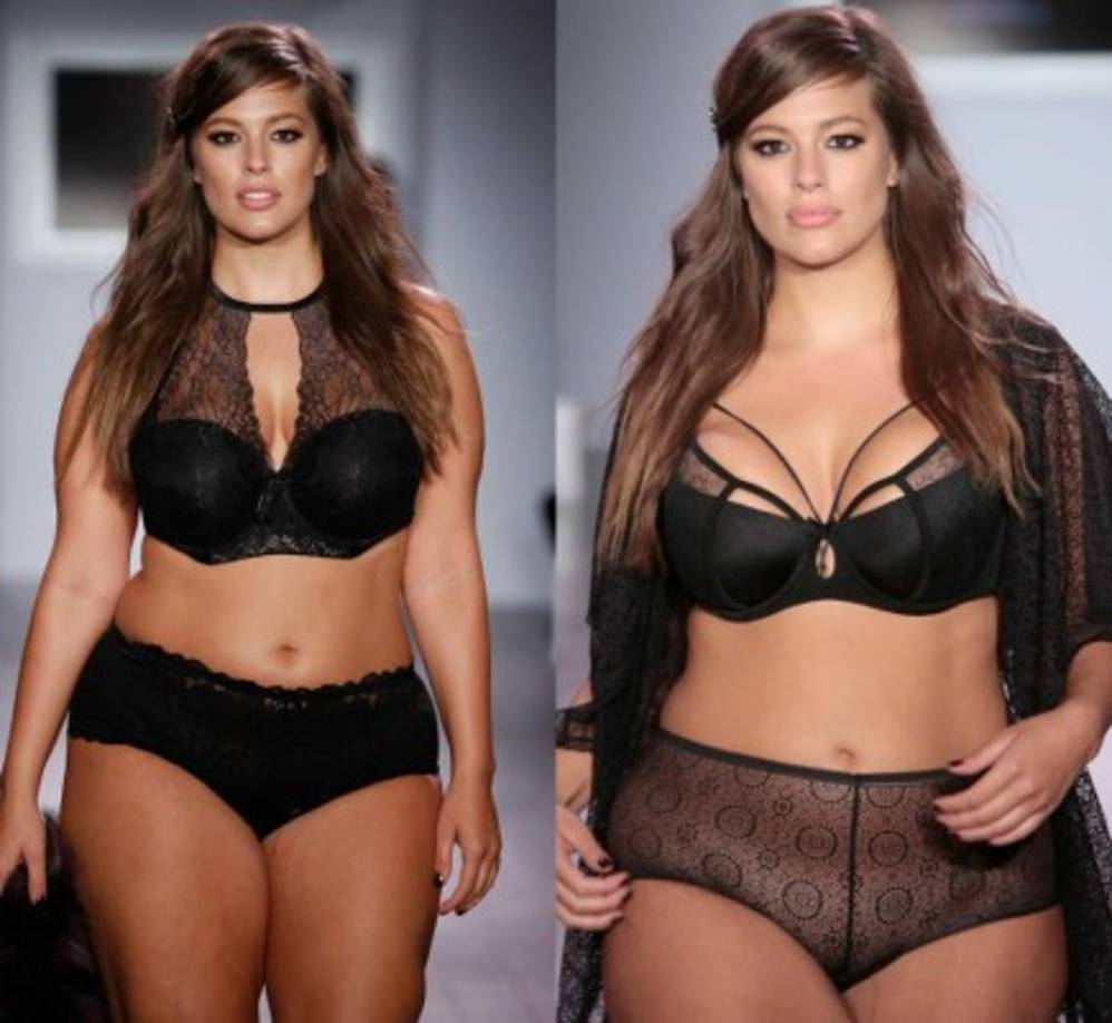 Ashley Graham en la Semana de la Moda de Nueva York 2015.