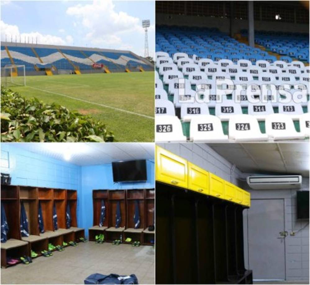 El estadio Morazán luce impecable ya que ha sido remodelado en todos los aspectos para lo que será el duelo de este martes entre Honduras- Costa Rica a realizarse a partir de las 3 de la tarde correspondiente a la cuarta jornada de eliminatoria de Concacaf.