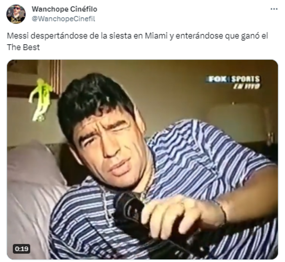 Messi fue protagonista: Los jocosos memes que dejó el premio The Best