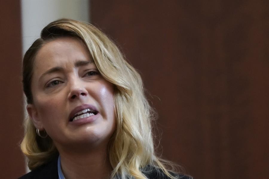 Durante el juicio, Amber Heard denunció que Johnny Depp amenazó con matarla. Fotografía: EFE
