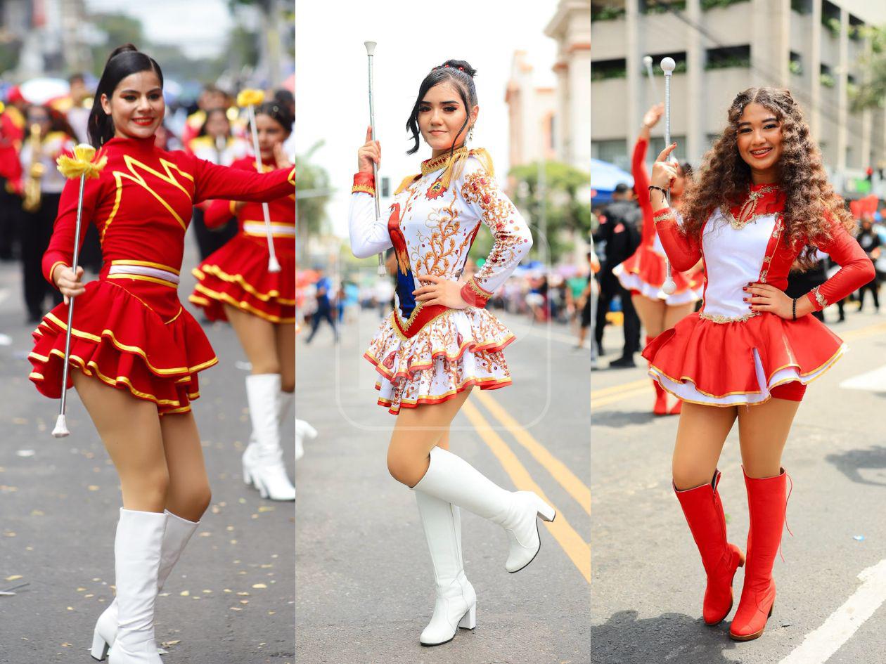 Palillonas de San Pedro Sula derrochan belleza en los desfiles