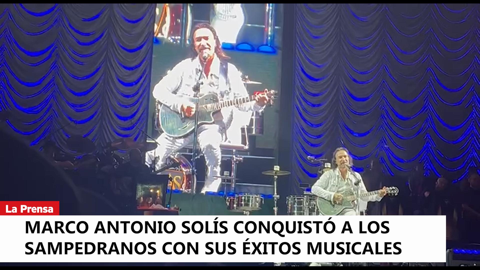 Marco Antonio Solís conquistó a los sampedranos con sus éxitos musicales