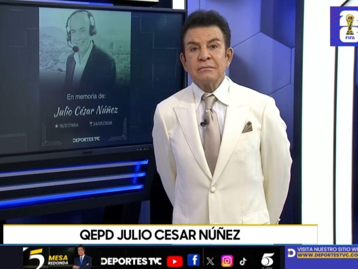 “No resistió: Nasralla se quiebra al hablar de la muerte de Julio César Núñez