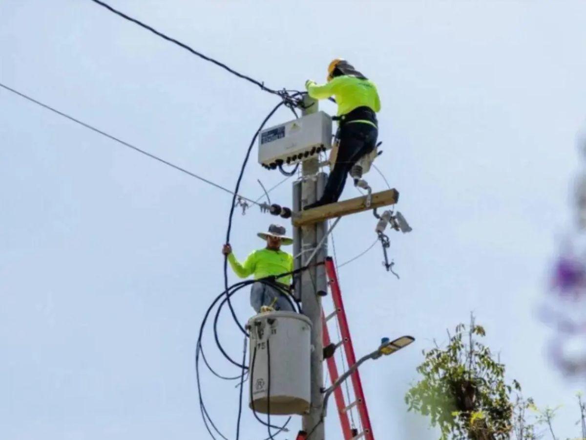 Zonas de Honduras sin energía este lunes 12 de octubre