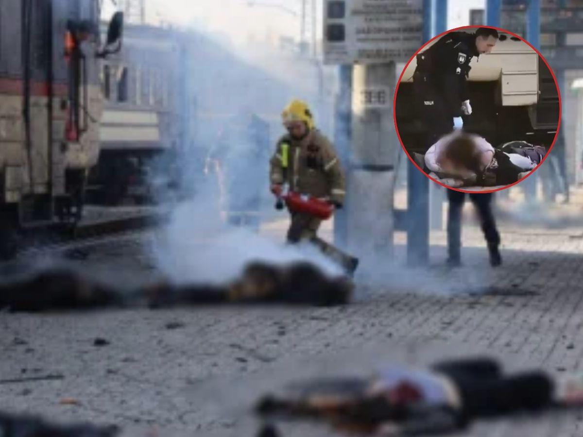 Ataque ruso contra una estación de tren deja 14 muertos en Ucrania