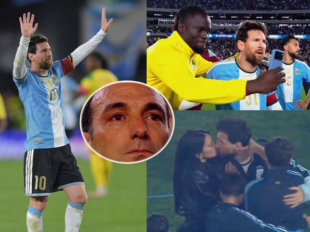 Messi llora en su adiós con Argentina, otro crack se retiró, la bronca e insólito regalo