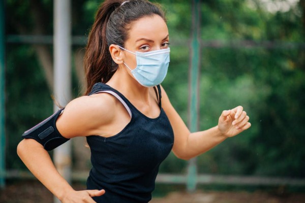 Protective Face Mask, Running, Women, Outdoors, Adult