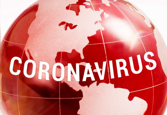 Coronavirus pandemic over globe