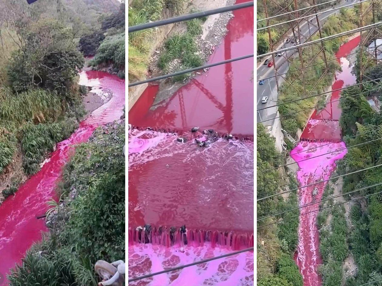 Río Las Vacas de Guatemala se tiñe de rojo y enciende alertas para Honduras