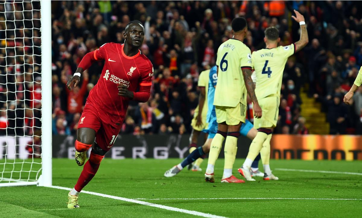 $!Sadio Mané abrió el camino de la victoria del Liverpool.